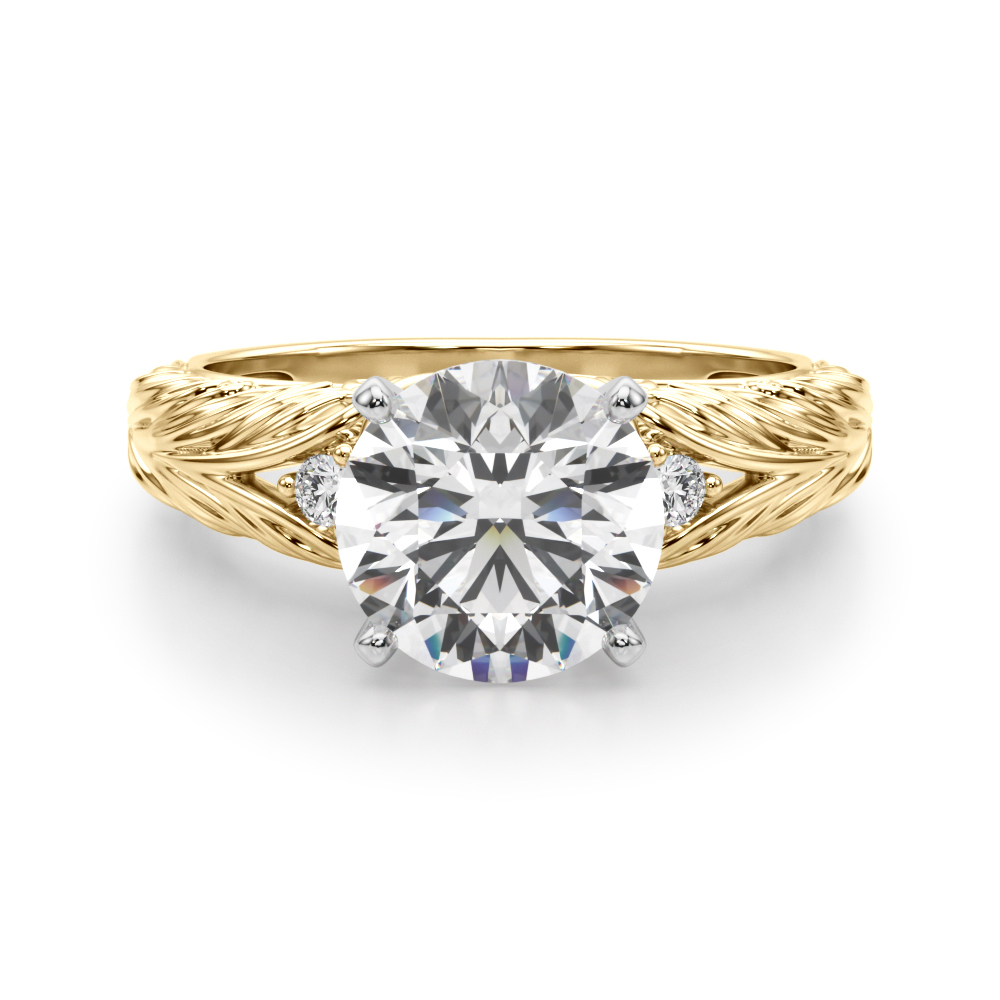 Dhrastlin Lab-Created 4 Prong Set Diamond Ring