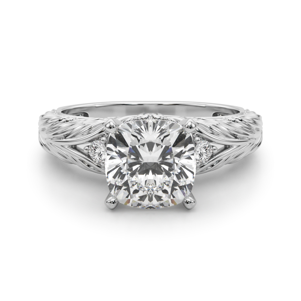 Dhrastlin Natural 4 Prong Set Diamond Ring