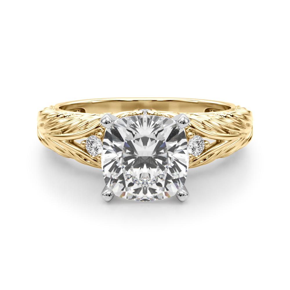 Dhrastlin Natural 4 Prong Set Diamond Ring