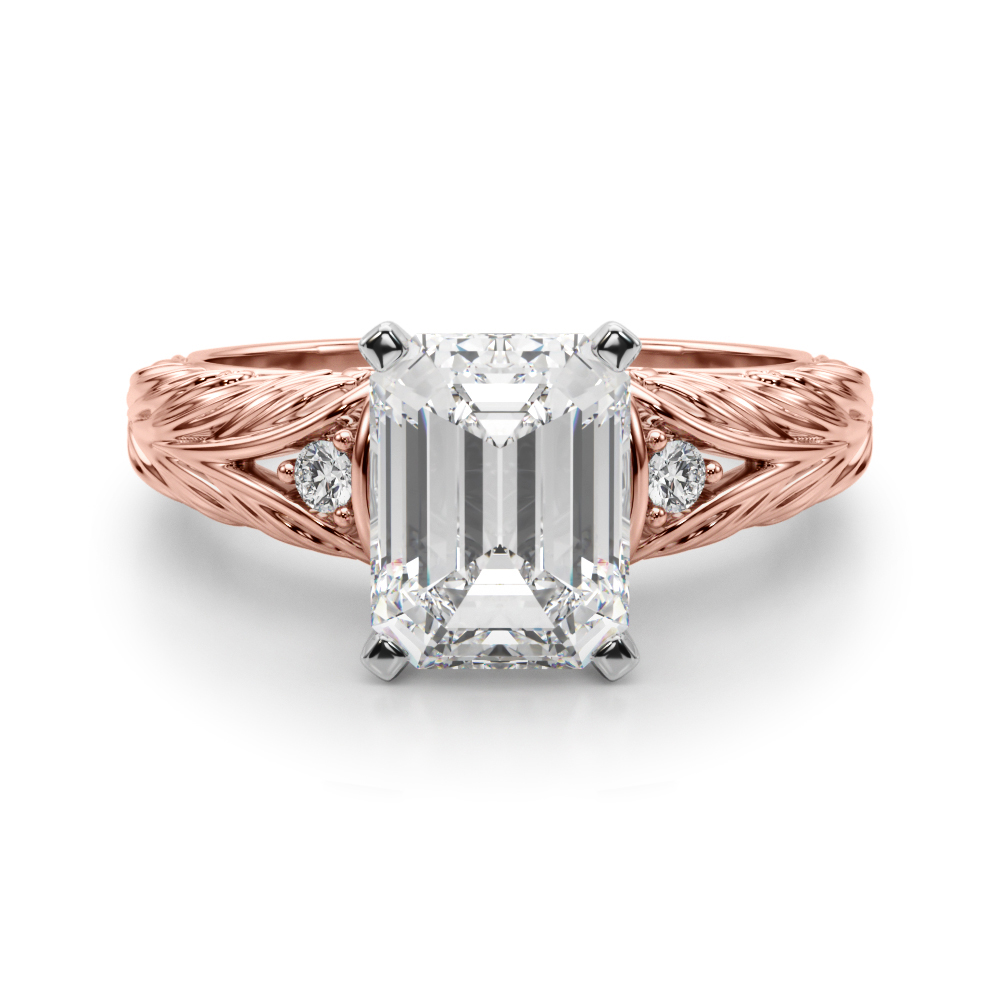 Dhrastlin Natural 4 Prong Set Diamond Ring