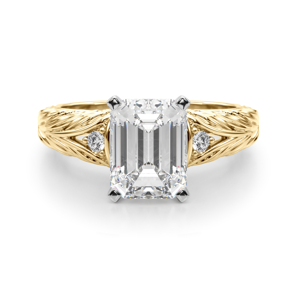 Dhrastlin Natural 4 Prong Set Diamond Ring