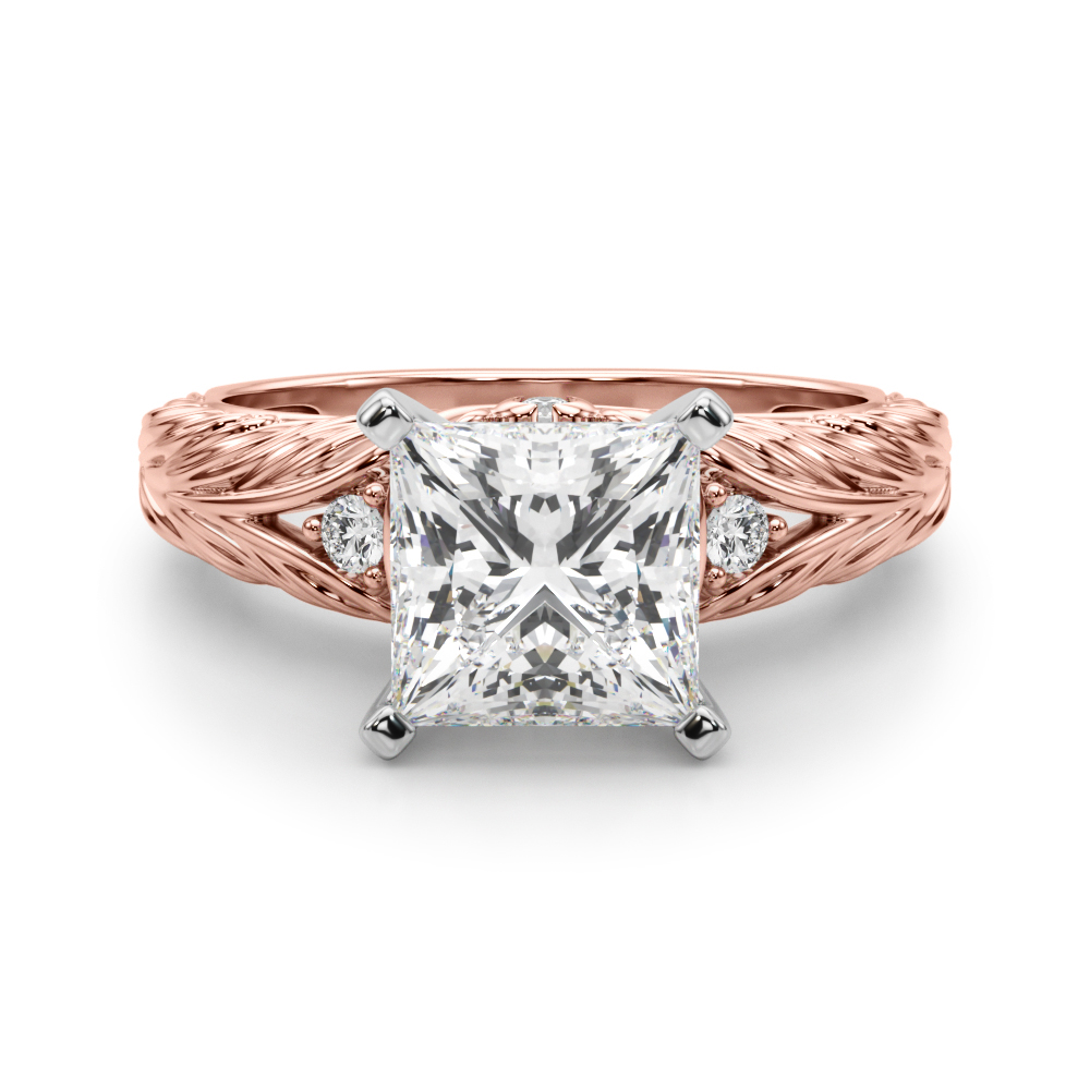 Dhrastlin Lab-Created 4 Prong Set Diamond Ring