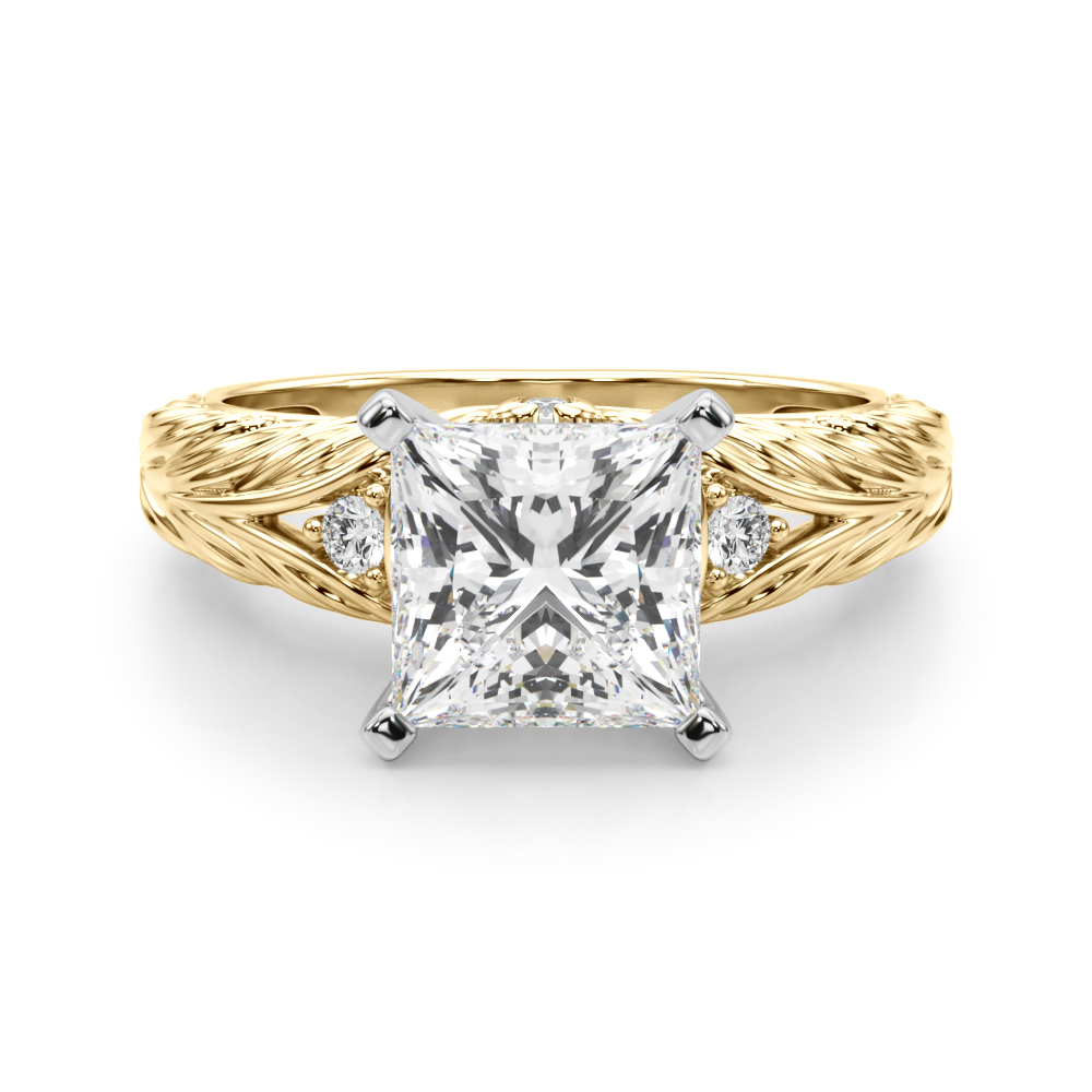 Dhrastlin Lab-Created 4 Prong Set Diamond Ring