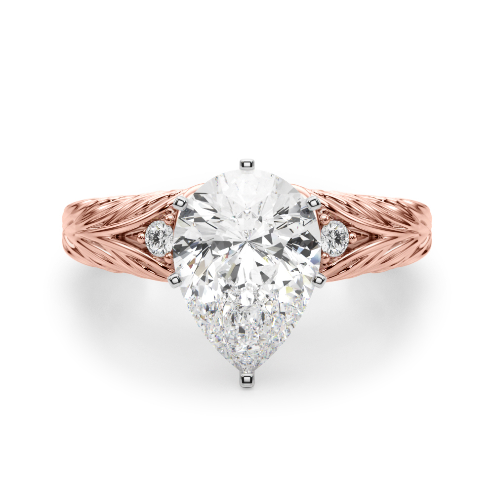 Dhrastlin Natural 6 Prong Set Diamond Ring