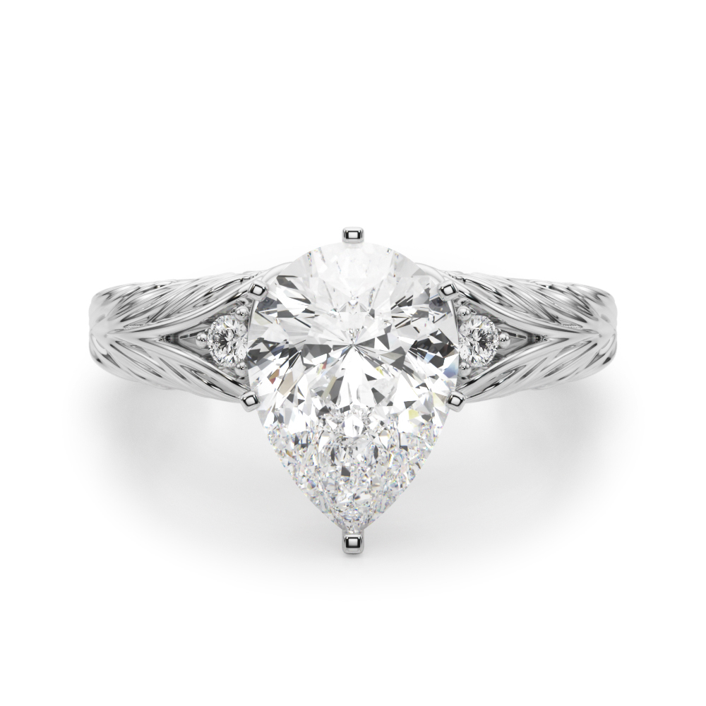 Dhrastlin Natural 6 Prong Set Diamond Ring
