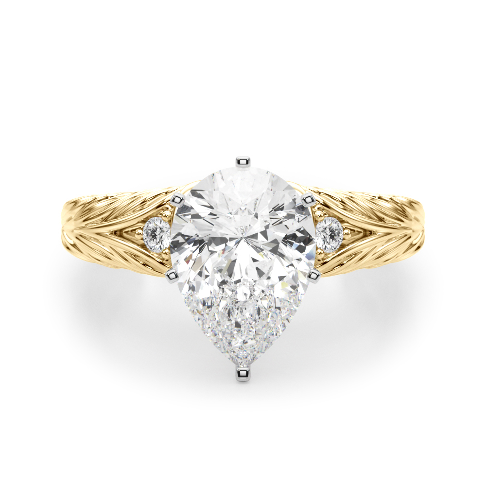 Dhrastlin Natural 6 Prong Set Diamond Ring