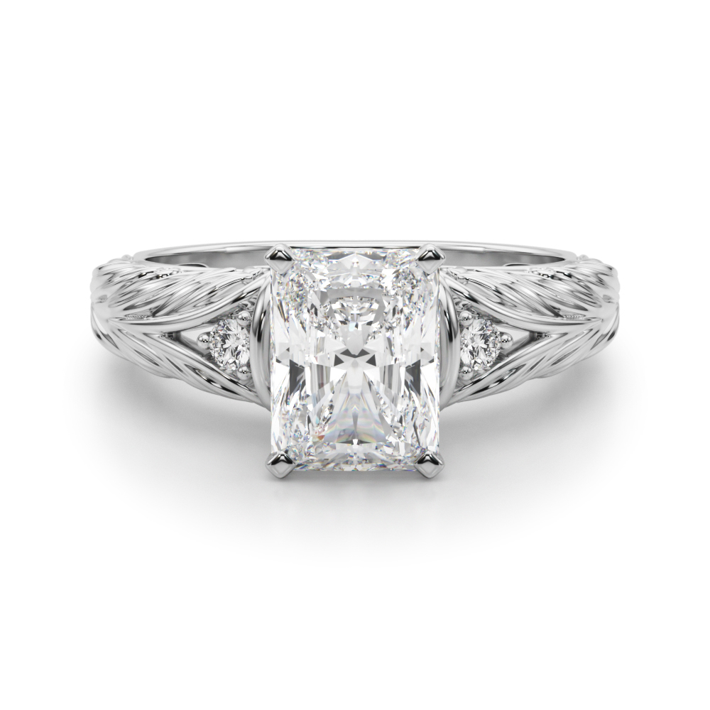 Dhrastlin Natural 4 Prong Set Diamond Ring