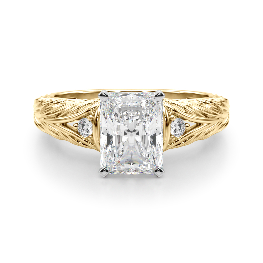 Dhrastlin Natural 4 Prong Set Diamond Ring