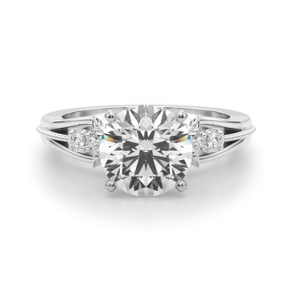 Naira Lab-Created 4 Prong Set Diamond Ring