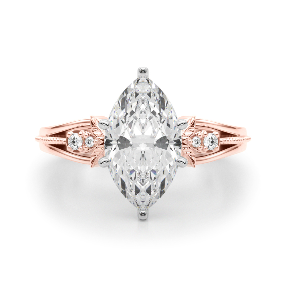 Naira Lab-Created 6 Prong Set Diamond Ring