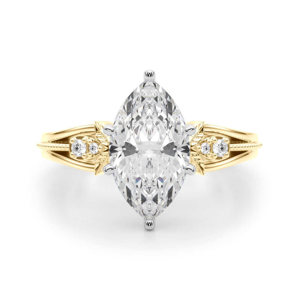 Naira Lab-Created 6 Prong Set Diamond Ring