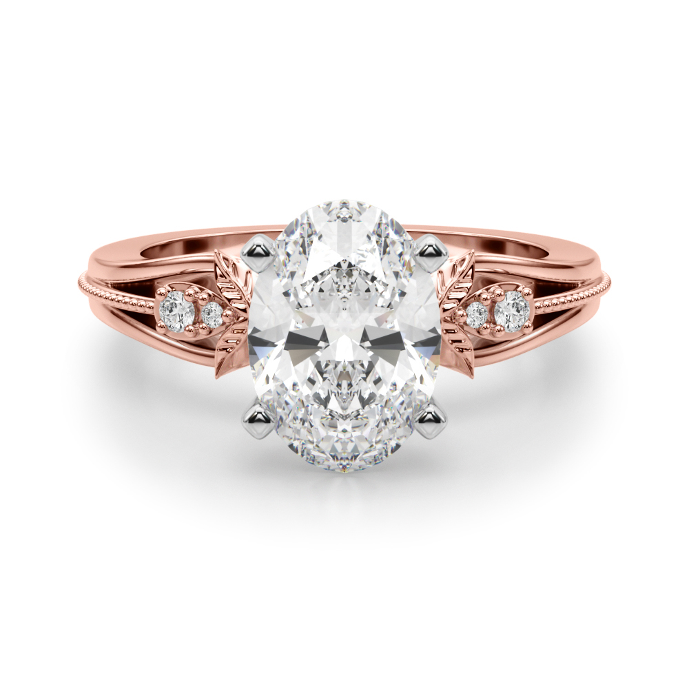 Naira Lab-Created 4 Prong Set Diamond Ring