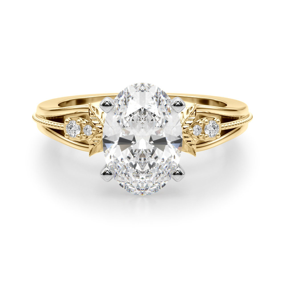 Naira Lab-Created 4 Prong Set Diamond Ring