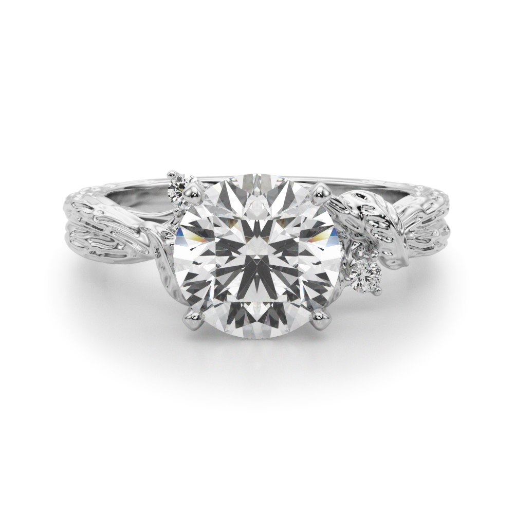 Niroslin Lab-Created 4 Prong Set Diamond Ring