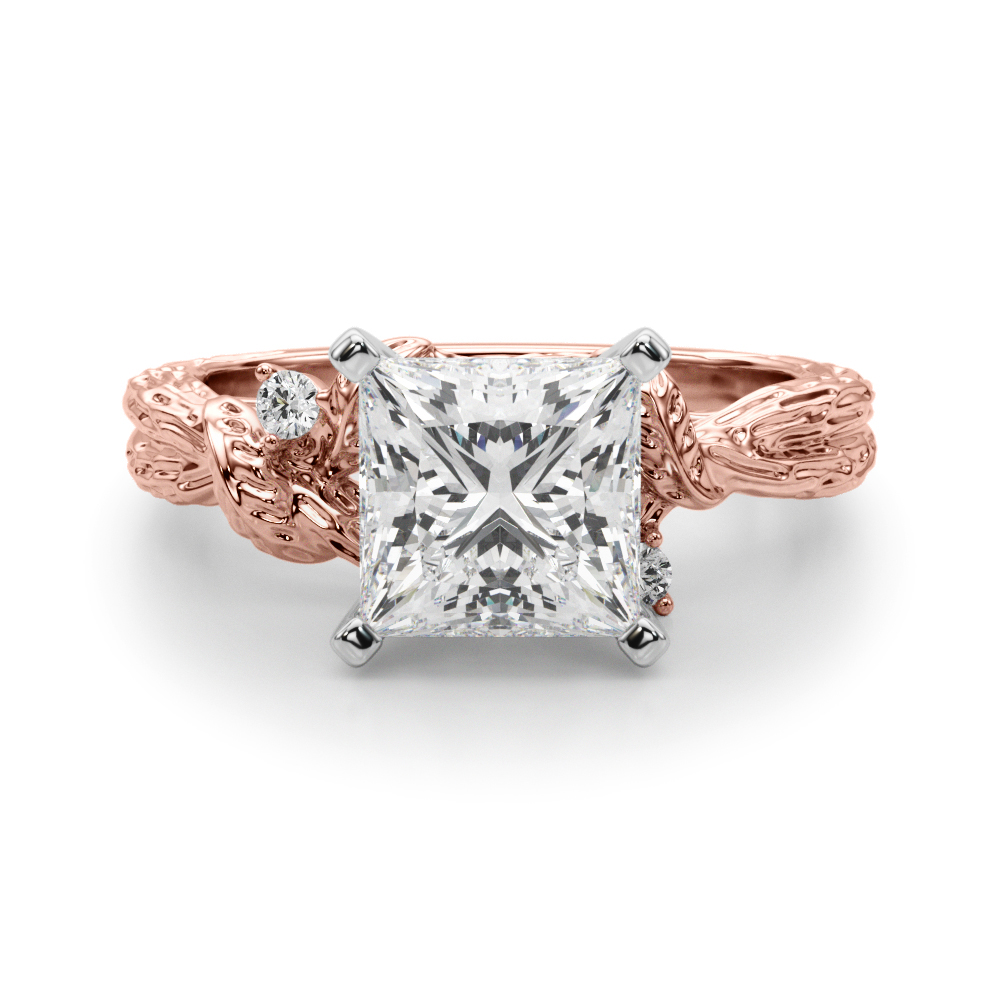 Niroslin Lab-Created 4 Prong Set Diamond Ring