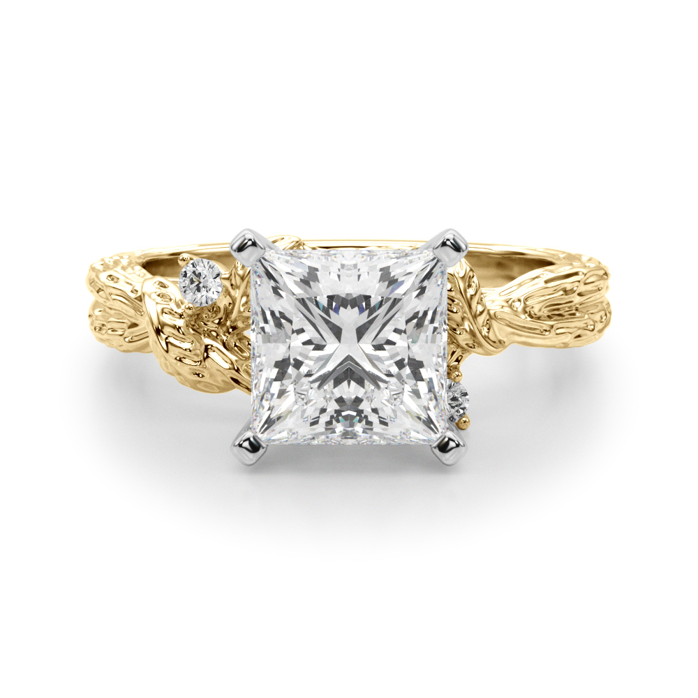 Niroslin Lab-Created 4 Prong Set Diamond Ring