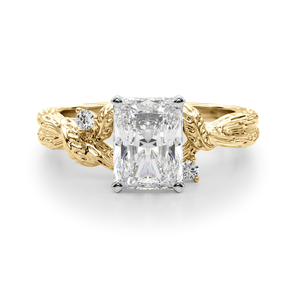 Niroslin Lab-Created 4 Prong Set Diamond Ring