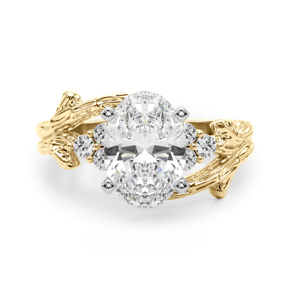 Veronisa Lab-Created 4 Prong Set Diamond Ring
