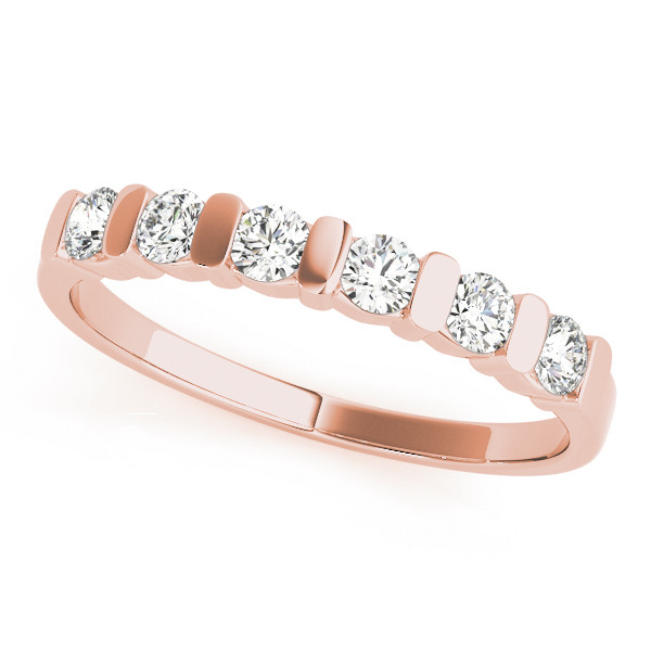 Natural Bar-Set Diamond Ring