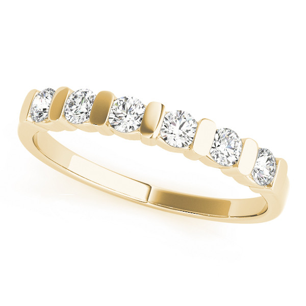 Natural Bar-Set Diamond Ring