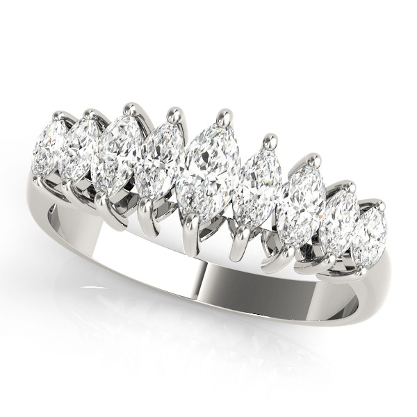 0.98 Ct Lab-Created Diamond Marquise Cut  in 9K White Gold
