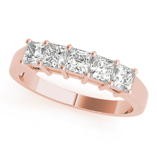 1 Ct Lab-Created Princess Cut Shalia  Diamond Rings in Silver 925