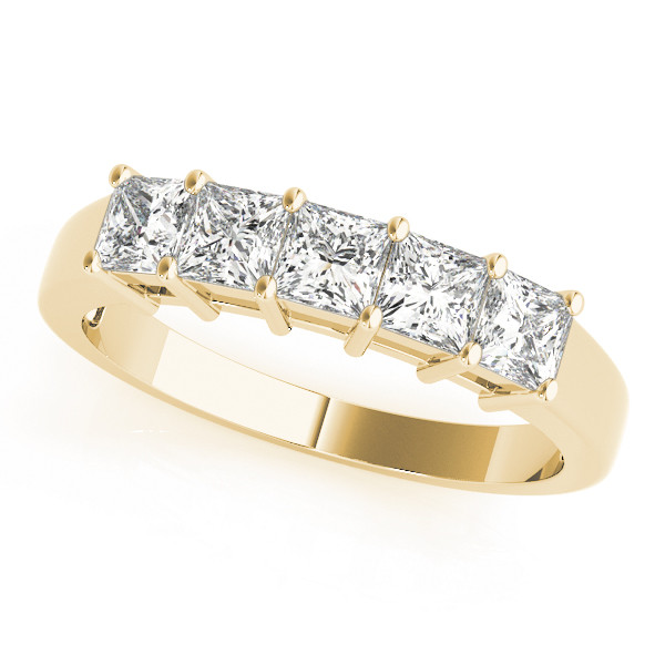 1 Ct Lab-Created Princess Cut Shalia  Diamond Rings in Silver 925