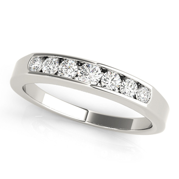 0.33 Ct Lab Grown Round Cut Waverley  Diamond Rings in 9K White Gold
