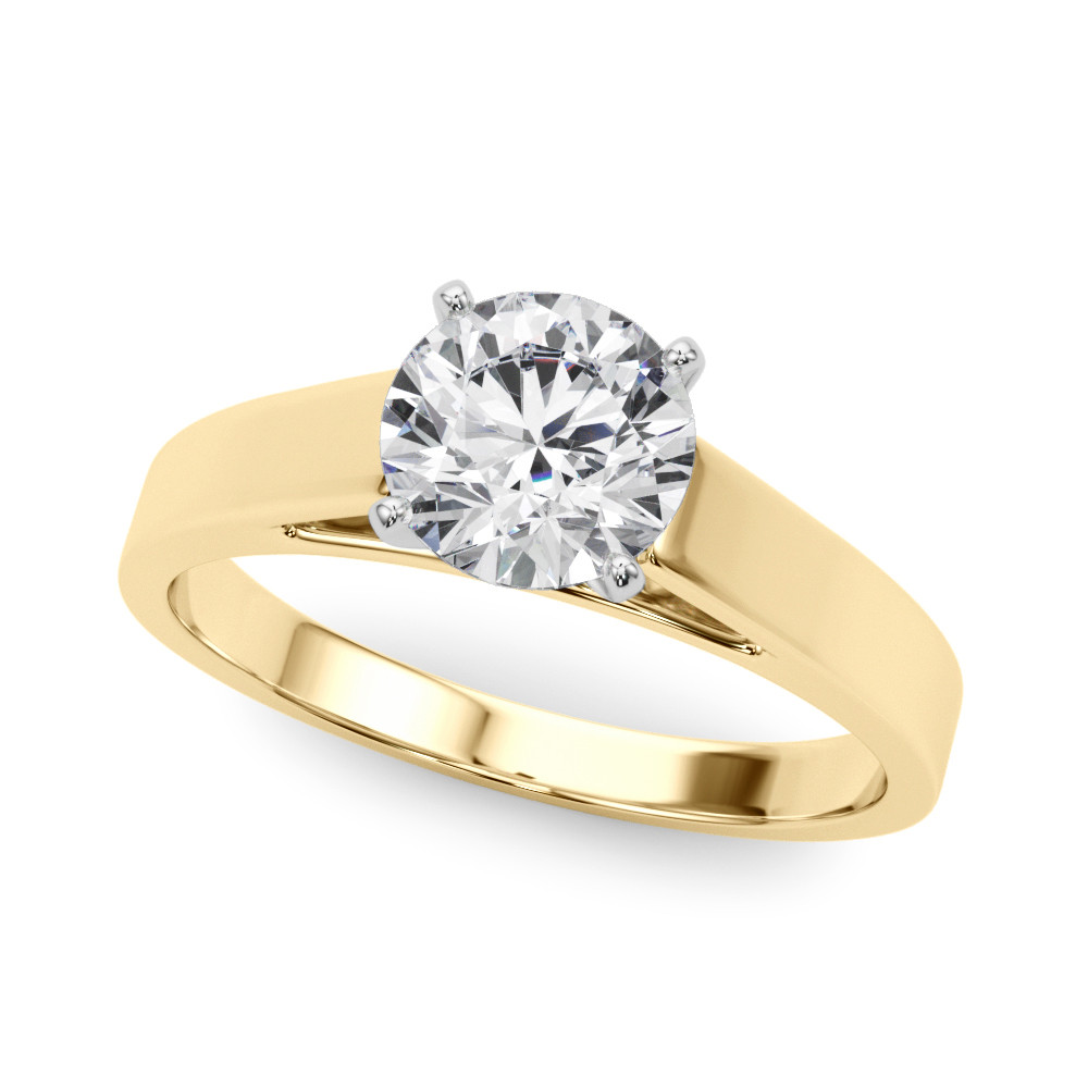 Ourdolat Natural 4 Prong  Diamond Ring