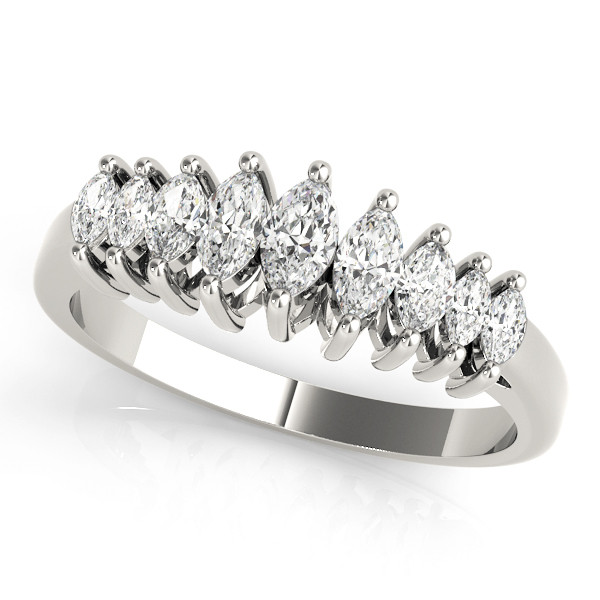 0.54 Ct Lab-Created Diamond Marquise Cut Elvina  in 9K White Gold