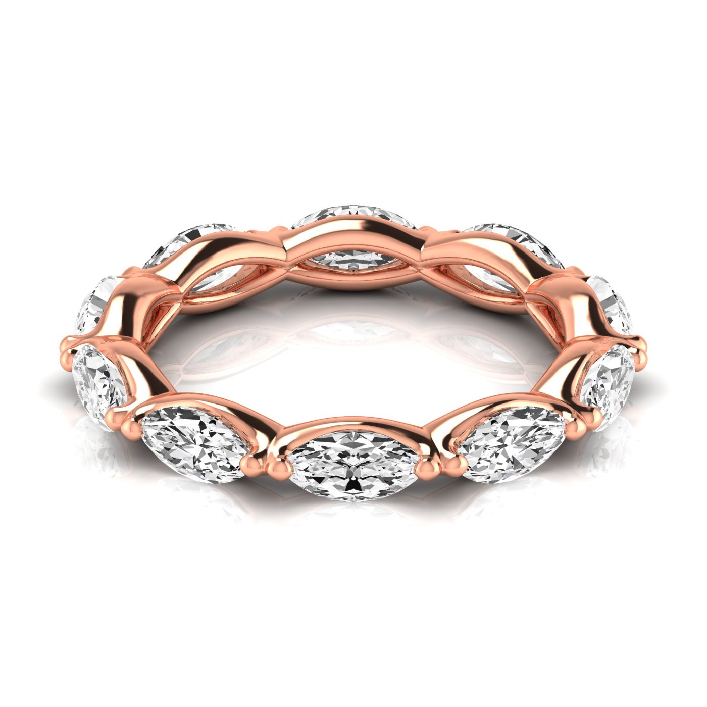 Alitzel 1.40 - 2.75 Carat 2 Prong Eternity Diamond Ring | Sunshine Diamonds