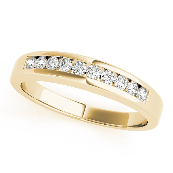 Rey Natural Channel-Set  Diamond Ring