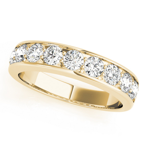 Vela Natural Channel-Set  Diamond Ring