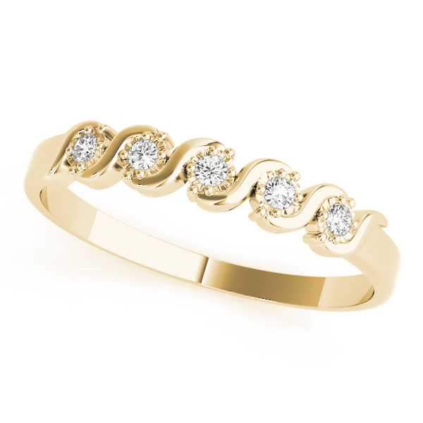 Natural Bar-Set Diamond Ring