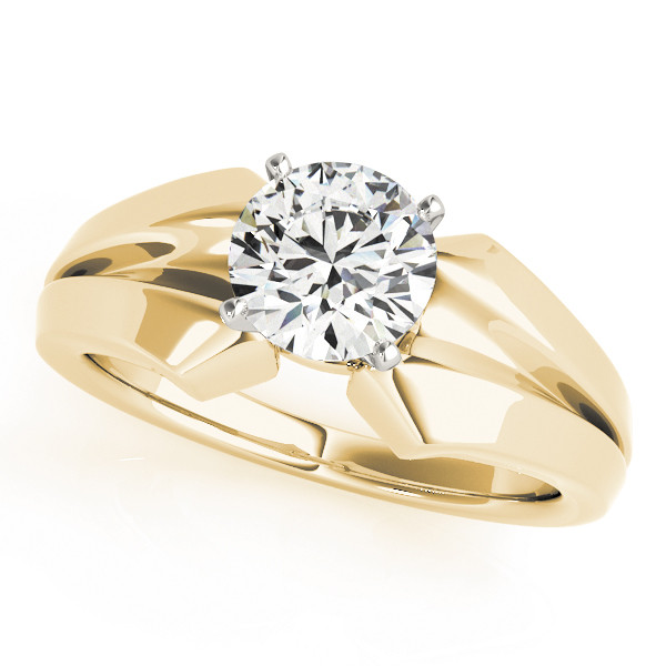 Delilah Natural 4 Prong  Diamond Ring