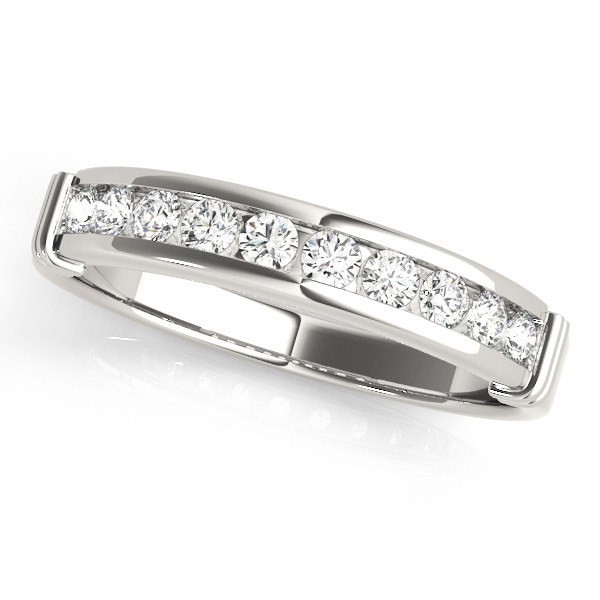 0.2 Ct Lab Grown Round Cut Leilana  Diamond Rings in 9K White Gold