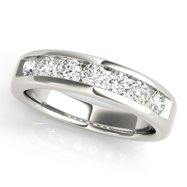 Eevie Natural Channel-Set  Diamond Ring