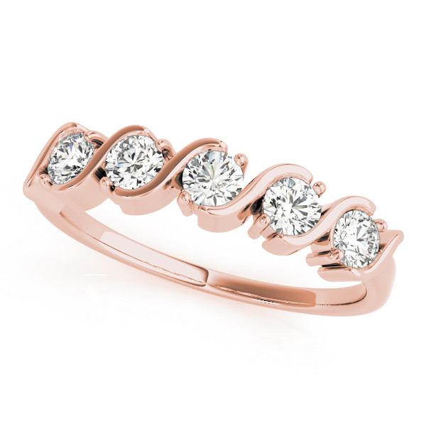 Natural Bar-Set Diamond Ring