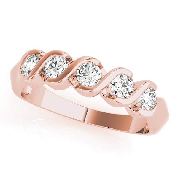 Natural Bar-Set Diamond Ring