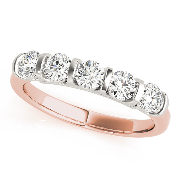 Natural Bar-Set Diamond Ring