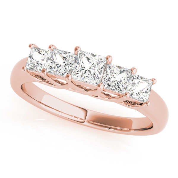 Amberlee Lab Grown Rose Gold Prong-Set  Diamond Ring