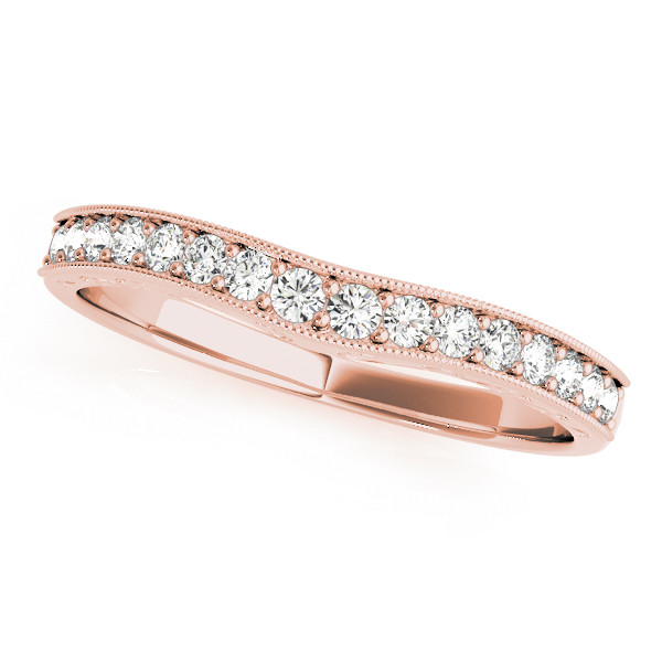 Kristin Lab Grown Rose Gold Pave-Set  Diamond Ring