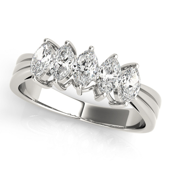Natural Prong-Set Diamond Ring