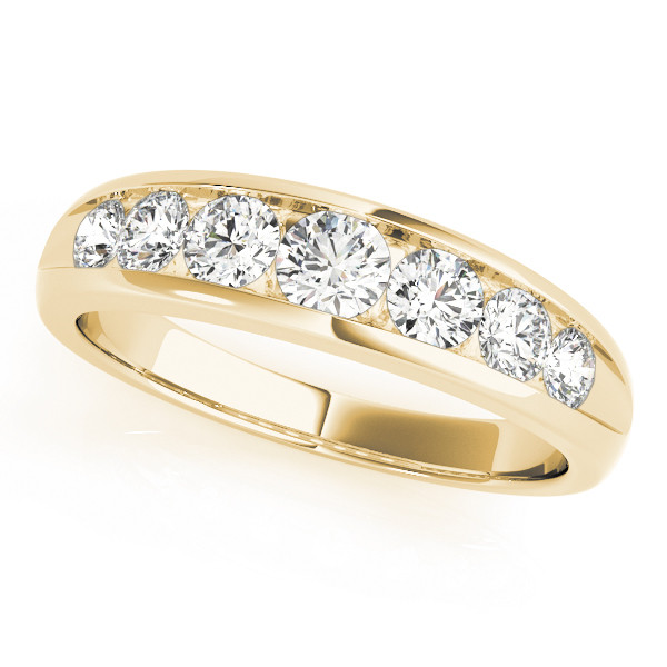 Ivelisse Natural Channel-Set  Diamond Ring
