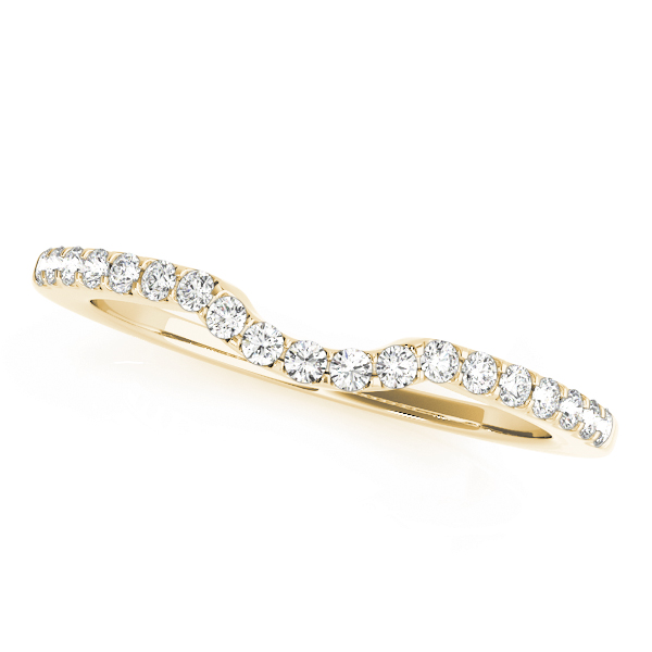 Senya Lab Grown Diamond Yellow Gold Pave set Women's Wedding Ring