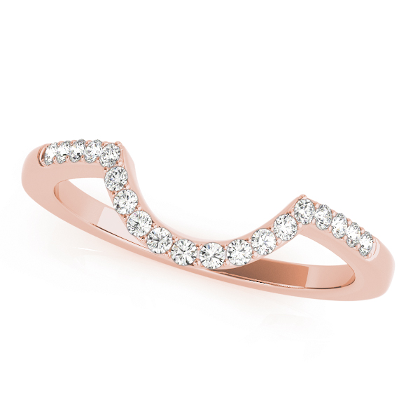 Liora Lab Grown Diamond Rose Gold Pave set Women's Wedding Ring