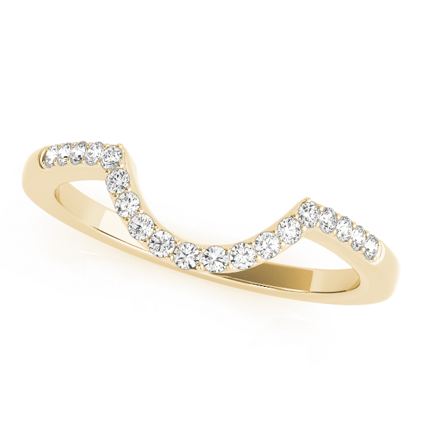 Liora Lab Grown Diamond Yellow Gold Pave set Women's Wedding Ring