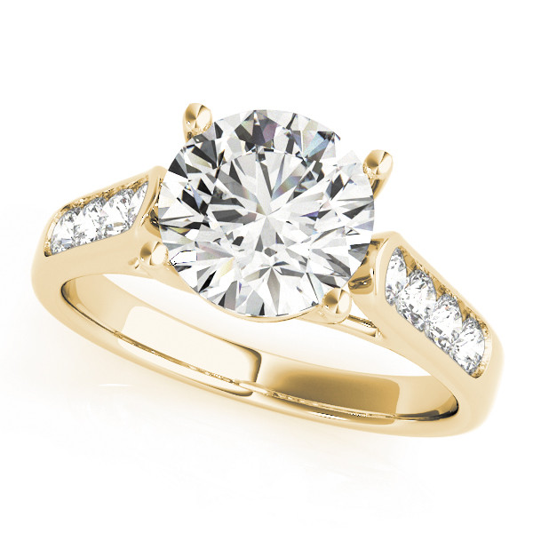 Rumaisa Natural Channel-Set  Diamond Ring