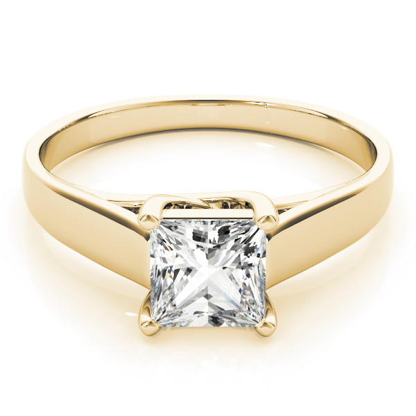 Darya Lab Grown Diamond Yellow Gold 4 Prong 