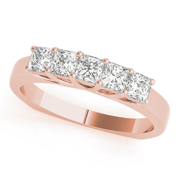Tinslee Lab Grown Rose Gold Prong-Set  Diamond Ring